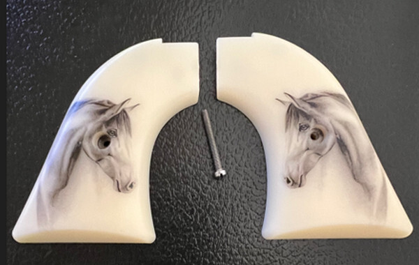 Heritage Rough Rider pistol grips Filly on FAUX IVORY ABS plastic +screw