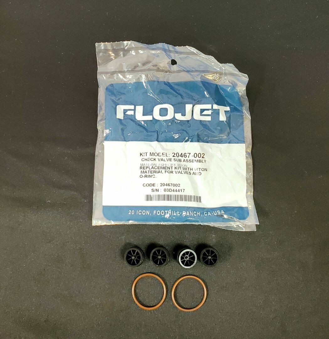 Flojet Check Valve Sub-Assembly Replacement Kit - 4-Pack: Part# 20467-002