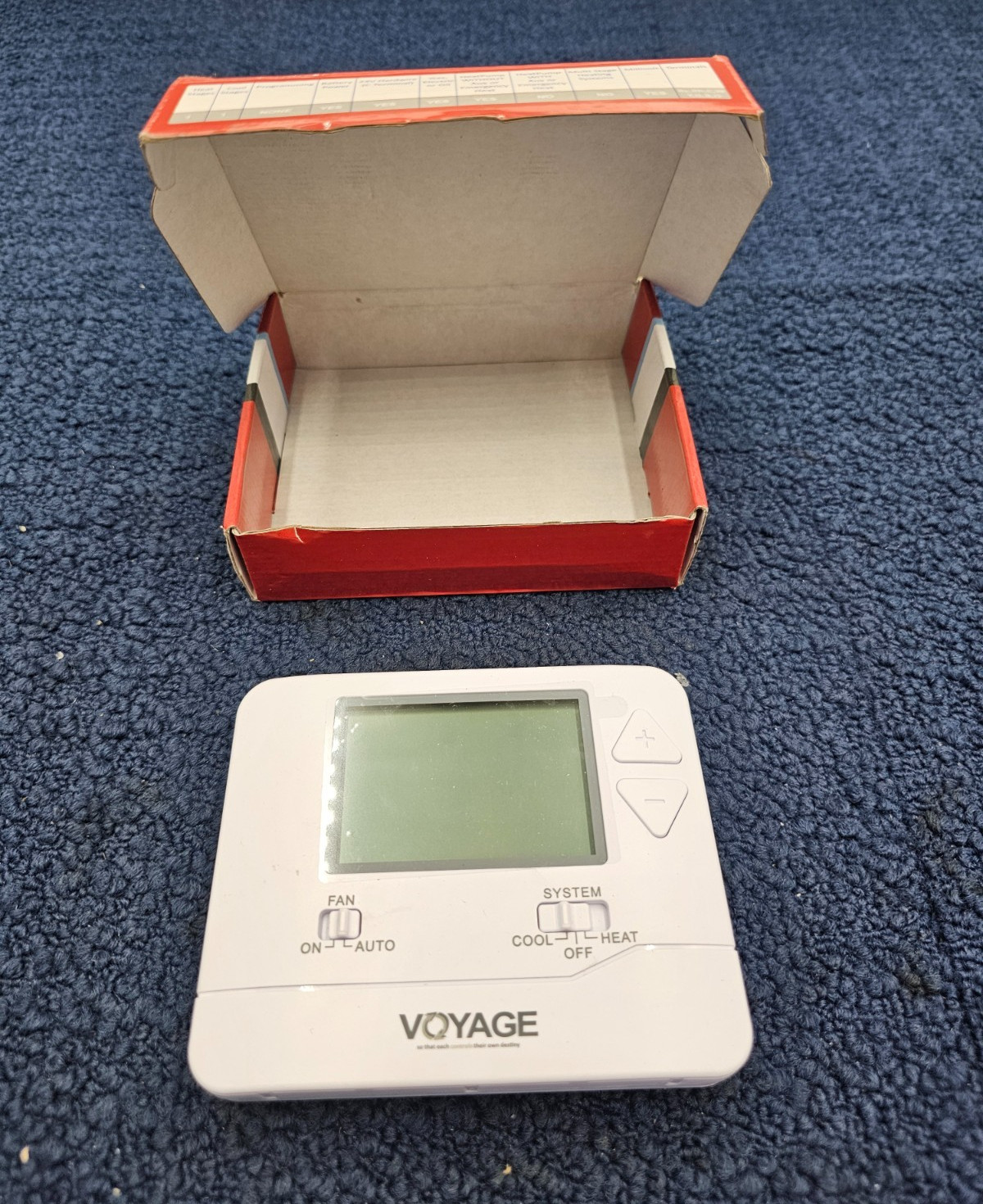 Voyage V1.0 Single Stage Non-Programmable Thermostat, Battery or 24V Power