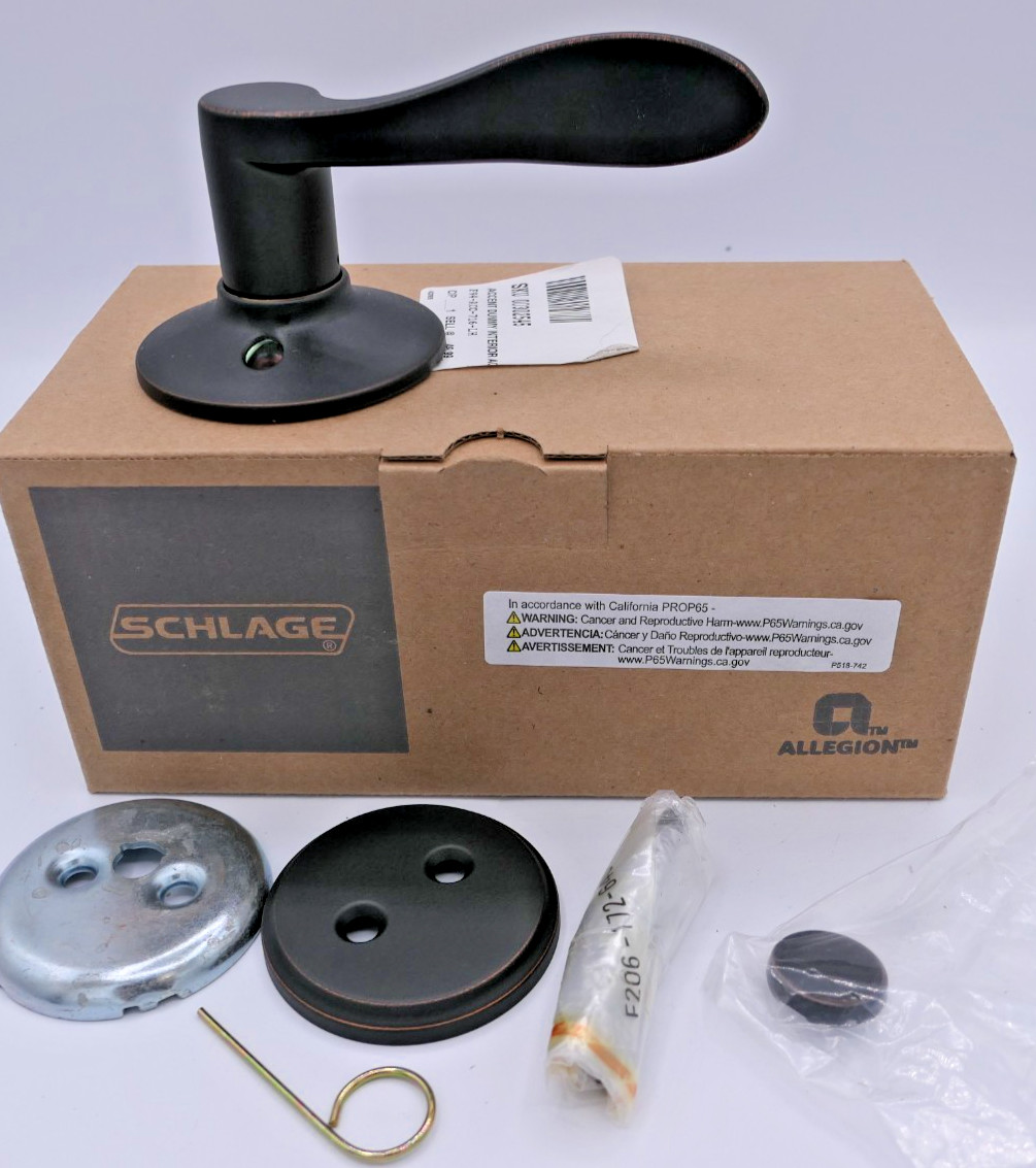 Schlage F94-ACC-716LH Accent Left Handed One-Sided Dummy Interior - Bronze