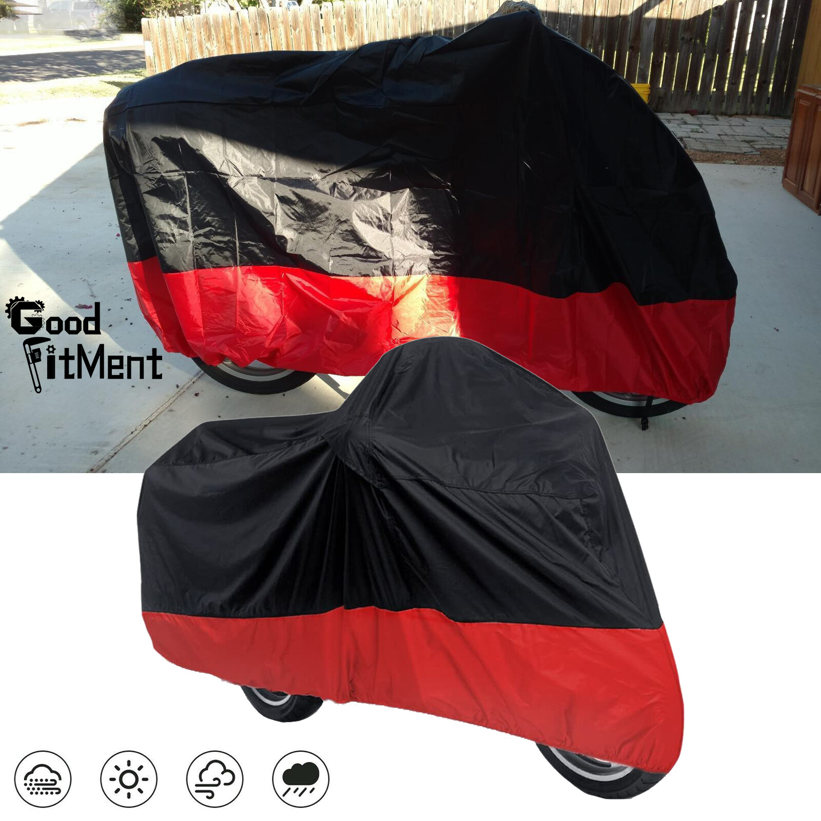 Motorcycle Cover 190T Anti Rain Dust UV Waterproof Outdoor L For Aprilia Scooter
