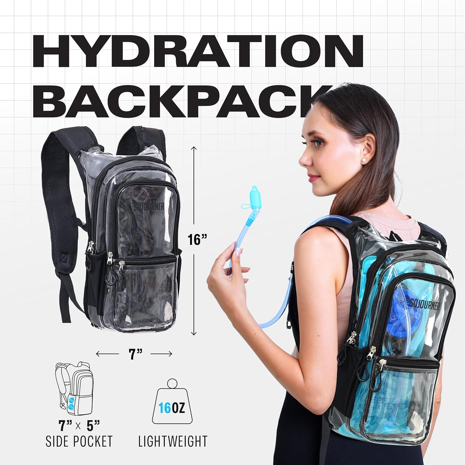 Sojourner Hydration Pack, Hydration Backpack - Water Backpack with 2L Hydration