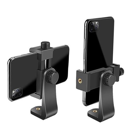 Premium Smartphone Holder/Vertical and Horizontal Tripod Mount Adapter