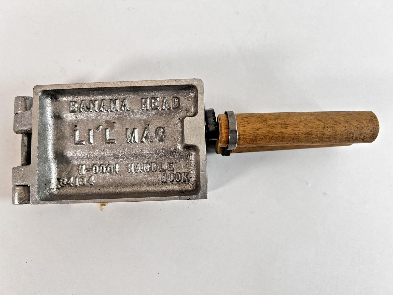 Vintage Li'l Mac Banana Head Jig Mold Metalcrafts Wilsonville Ore Fishing Tackle