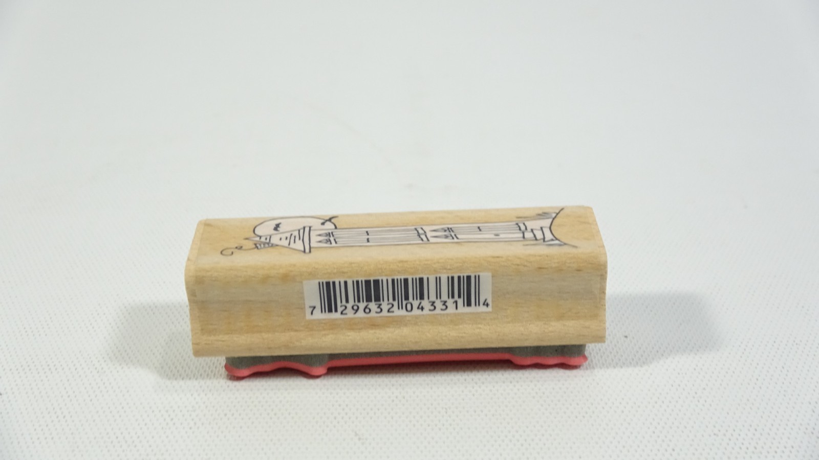 2007 Hampton Art Kolette Hall Vertical Haunted House Rubber Stamp