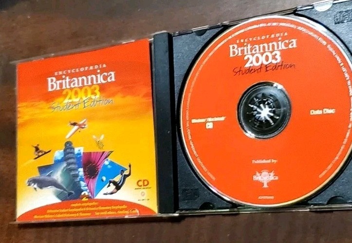 Encyclopedia Britannica 2003 Student Edition (2003 Brittanica Software) CD-ROM
