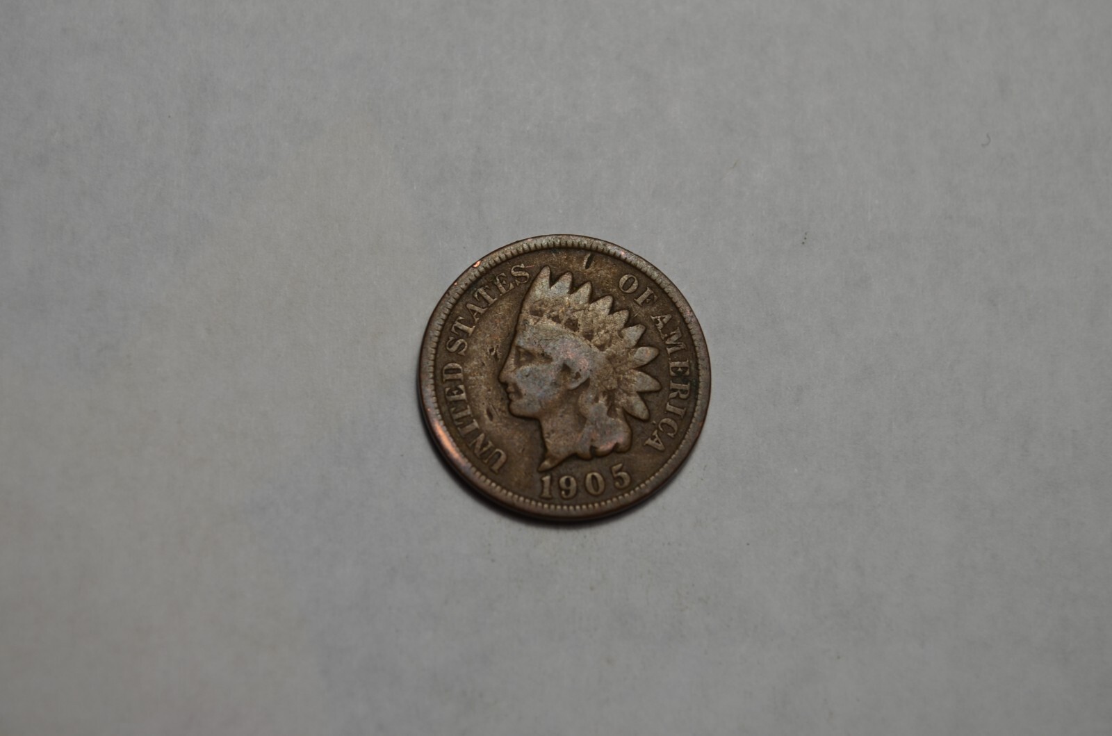 1905 INDIAN HEAD CENT GOOD CONDITION SOLID NICE OLD COIN FREE SHIPPING #55