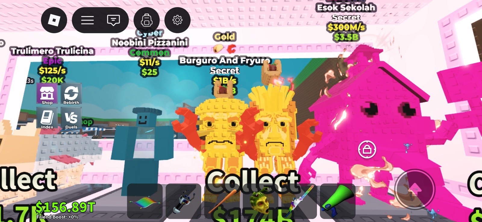 Roblox Virtual Collectible Burguro Fryur Trulimero Gold Secret Epic Common