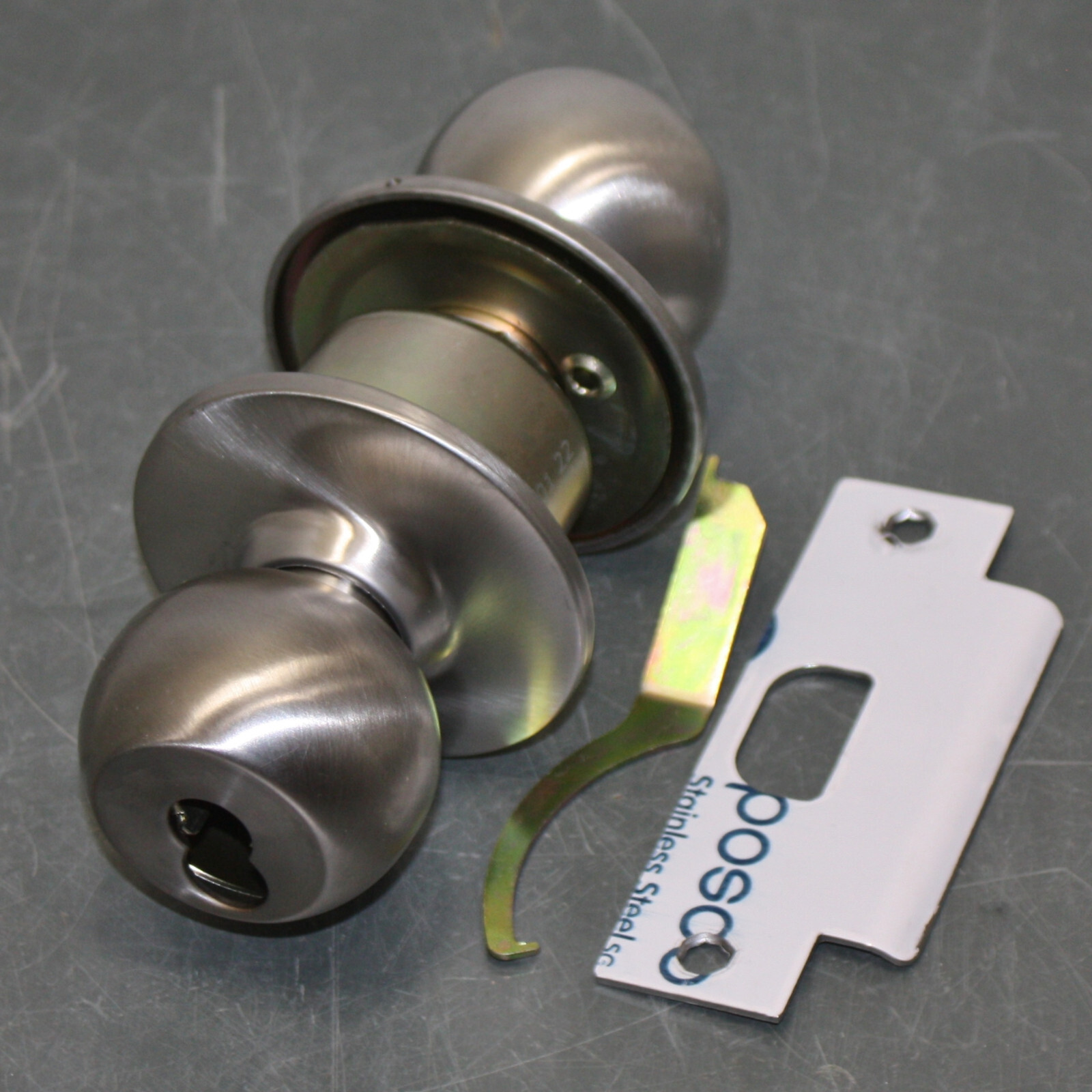 PARTIAL - Yale Knob Door Handle Lockset BCA5407CK630, Mechanical, Grade 1