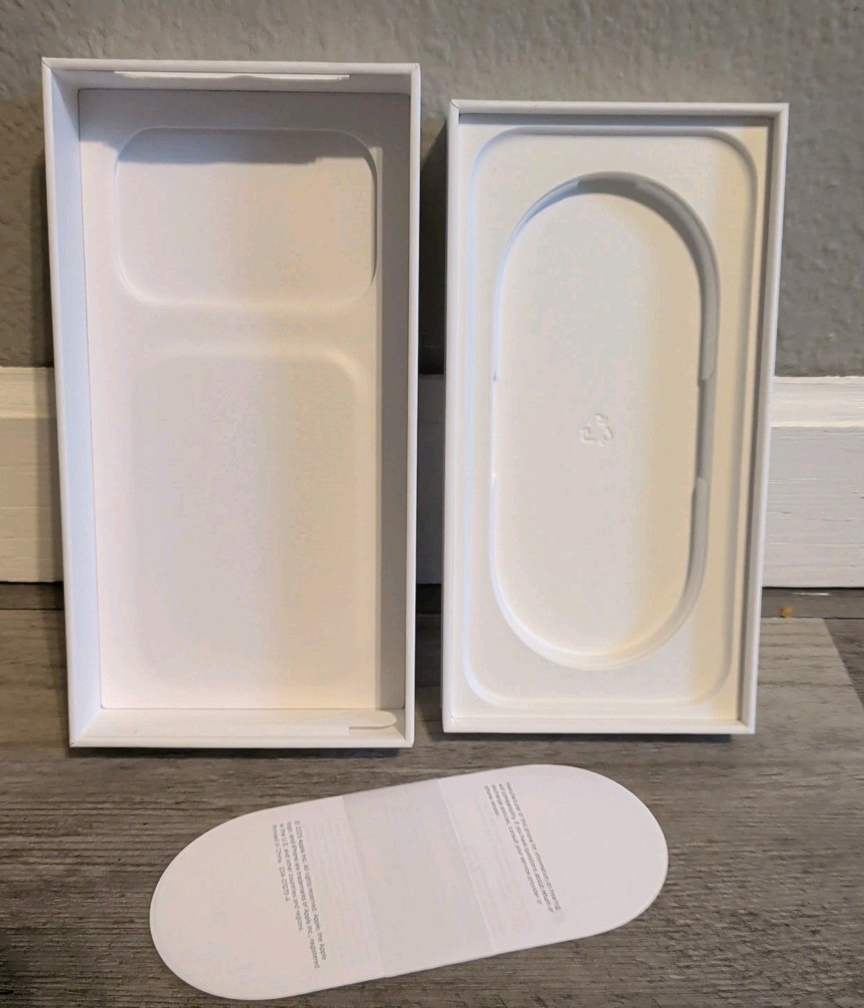 Apple iPhone 17 PRO Deep Blue EMPTY BOX ONLY 256GB A3256 w/ Inserts