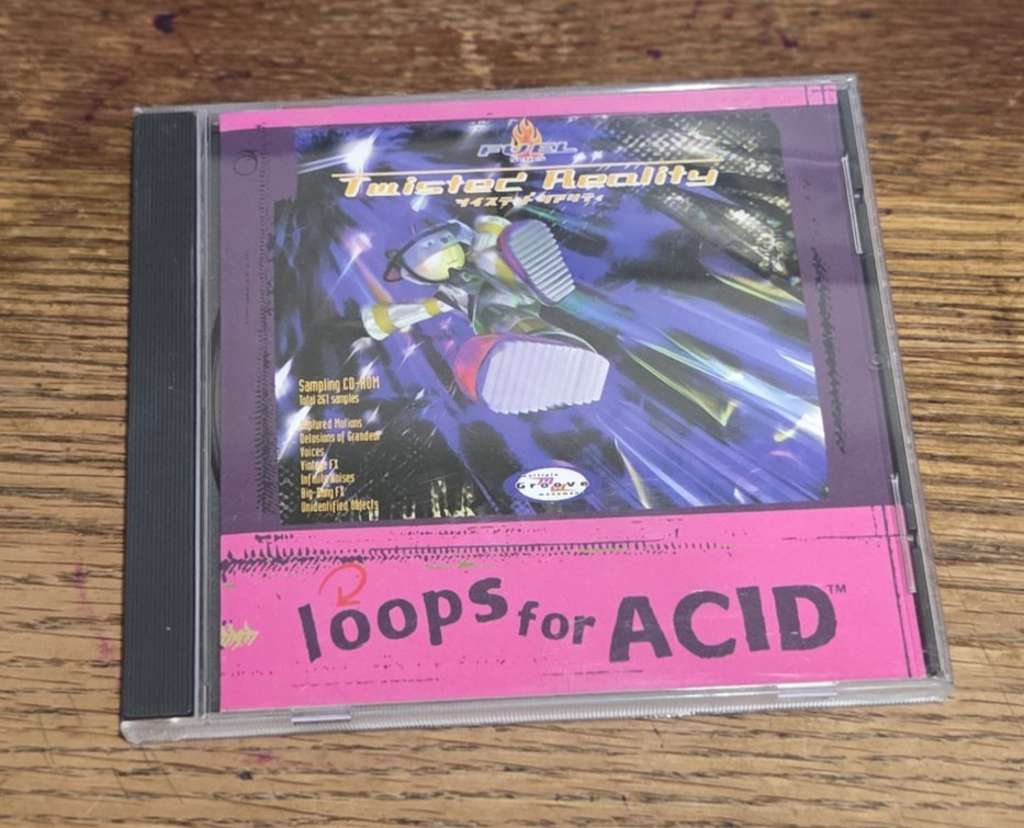Loops for Acid Sonic Foundry Twisted Reality - Sample Sound Library Sampling CD