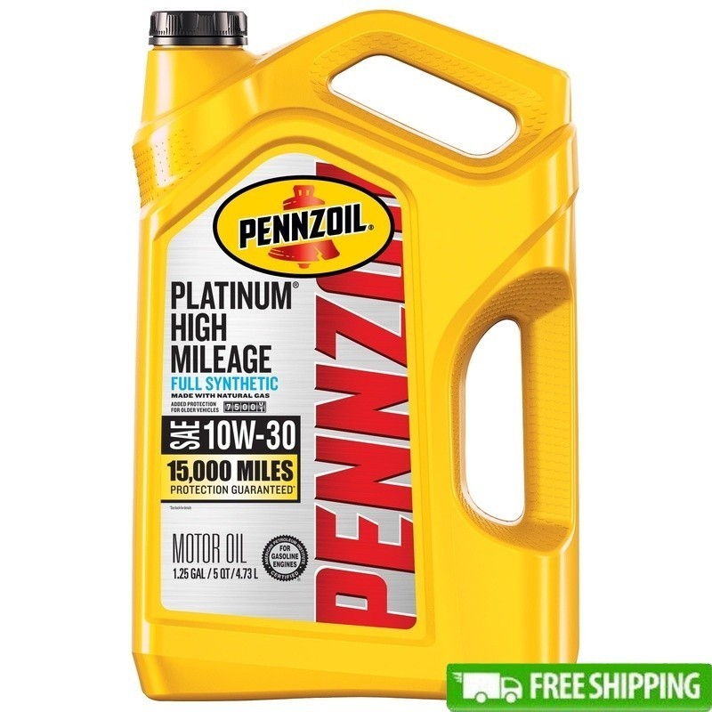 High Mileage Full Synthetic 10W30 Motor Oil Engine Protection Seal Conditioner
