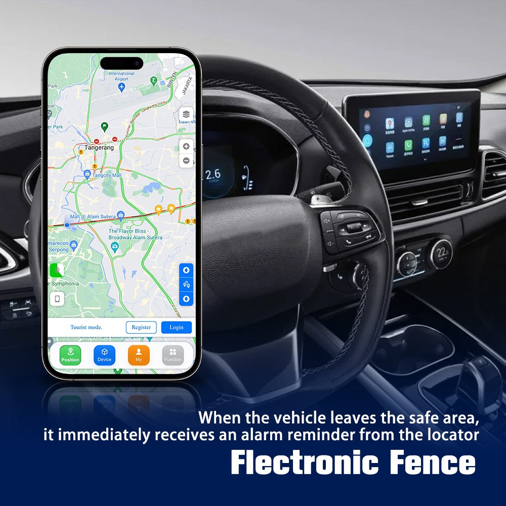 GT08 4G-LTE GPS Vehicle Tracking Device Support Android & IOS APP Low Monthly