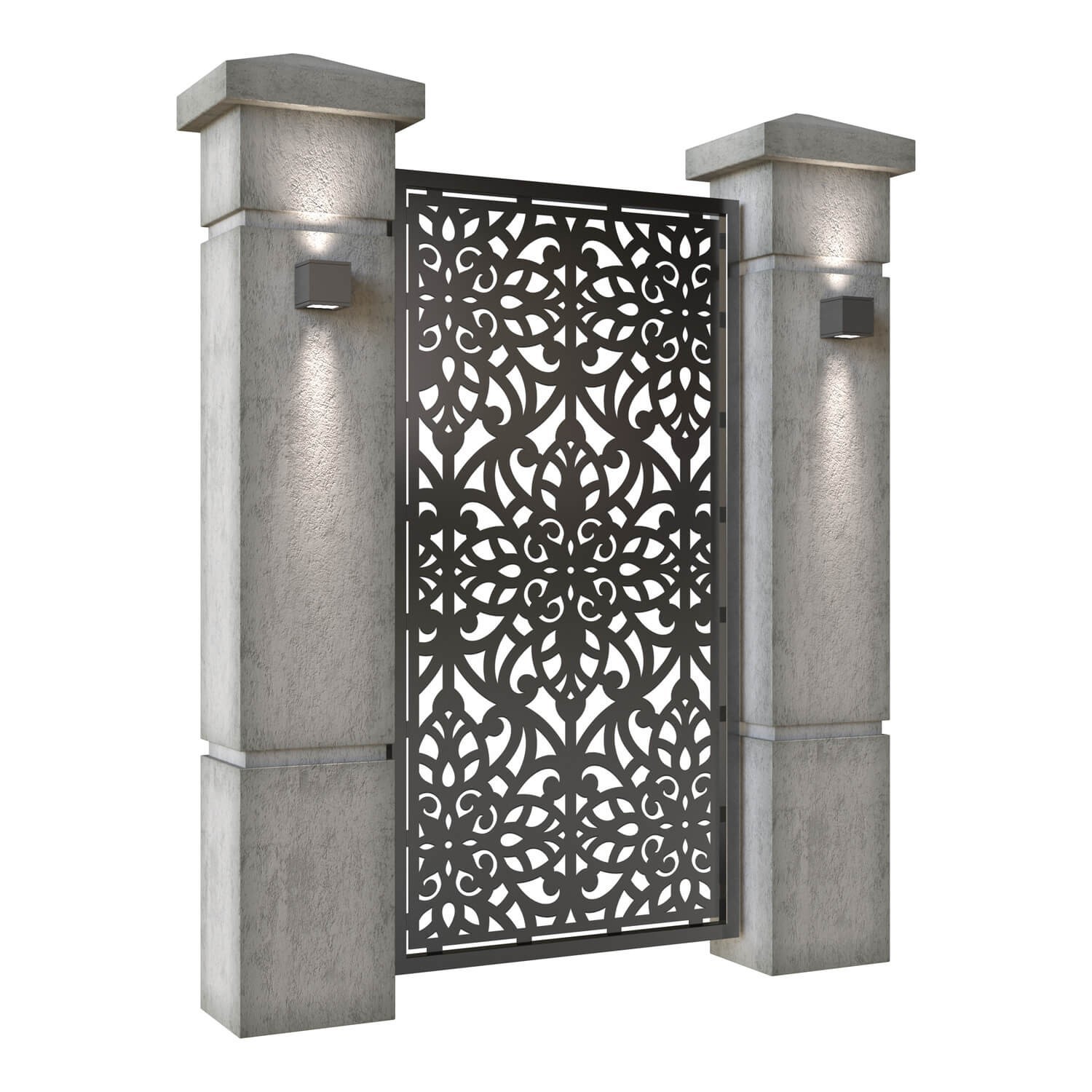 Gorgeous Custom Handcrafted Metal Entry Gate