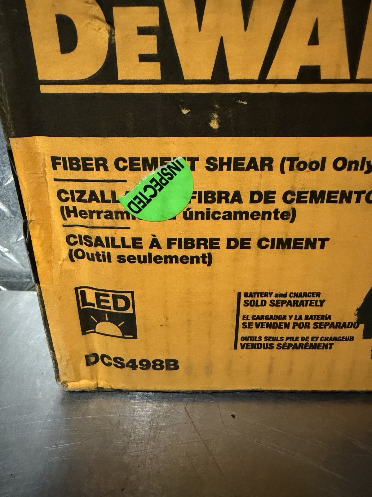 DEWALT DCS498B 20V MAX Lithium-Ion Cordless Shear.  Tool only Free Ship