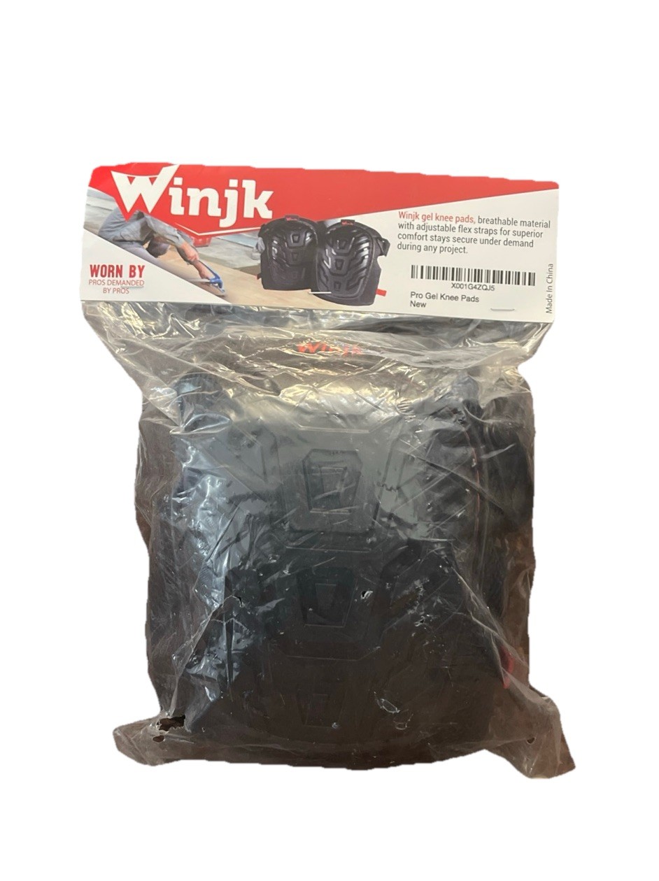 Winjk Professional Gel Knee Pads with adjustable flex straps. Superior Comfort