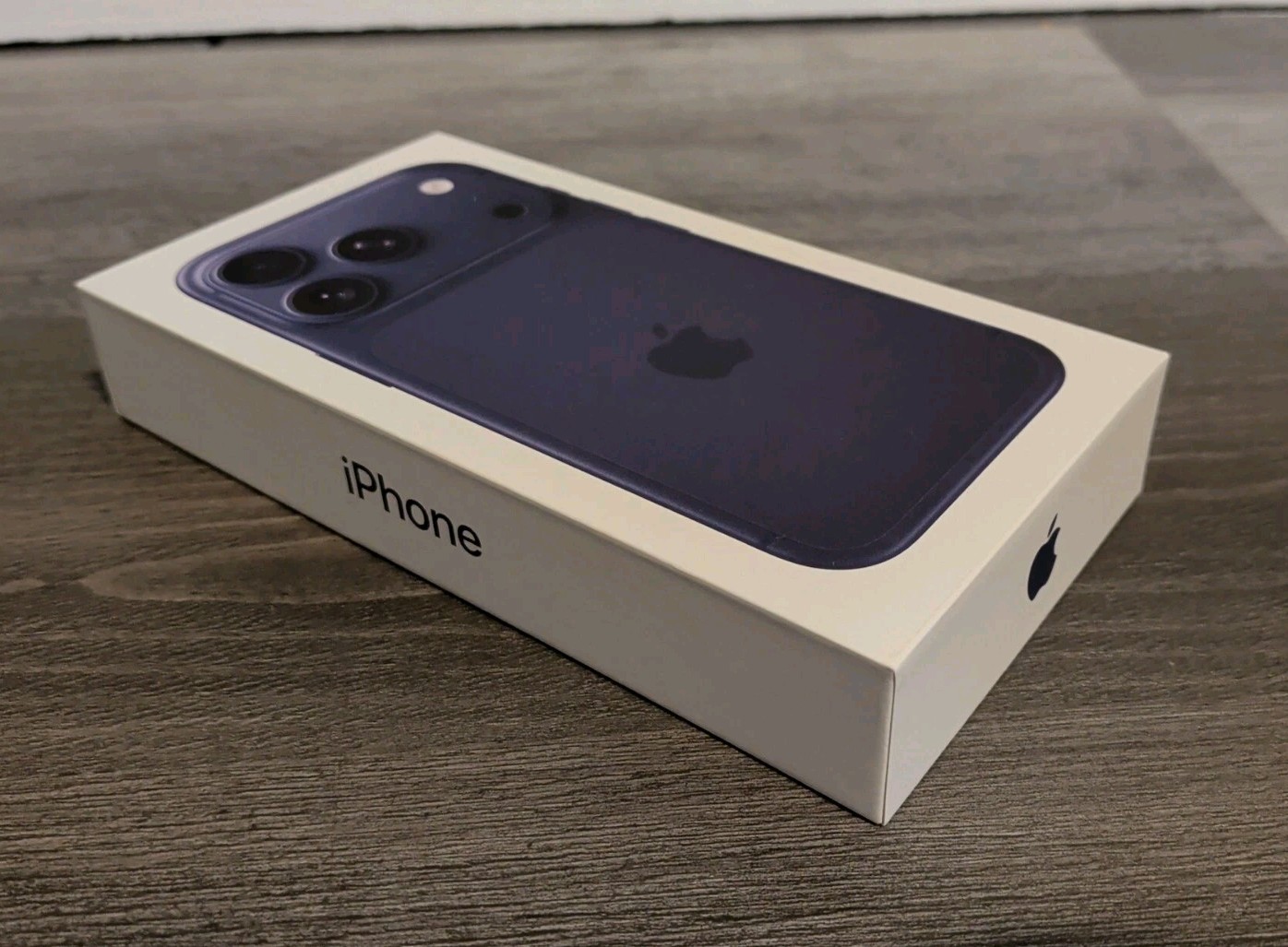 Apple iPhone 17 PRO Deep Blue EMPTY BOX ONLY 256GB A3256 w/ Inserts
