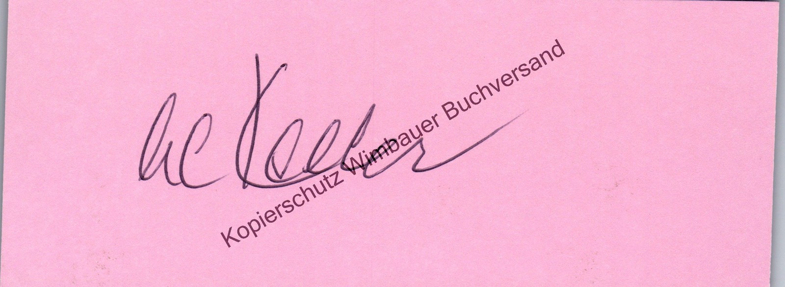 Original autograph Albert Koller (*1941) NASA Wernher von Braun rocket team //