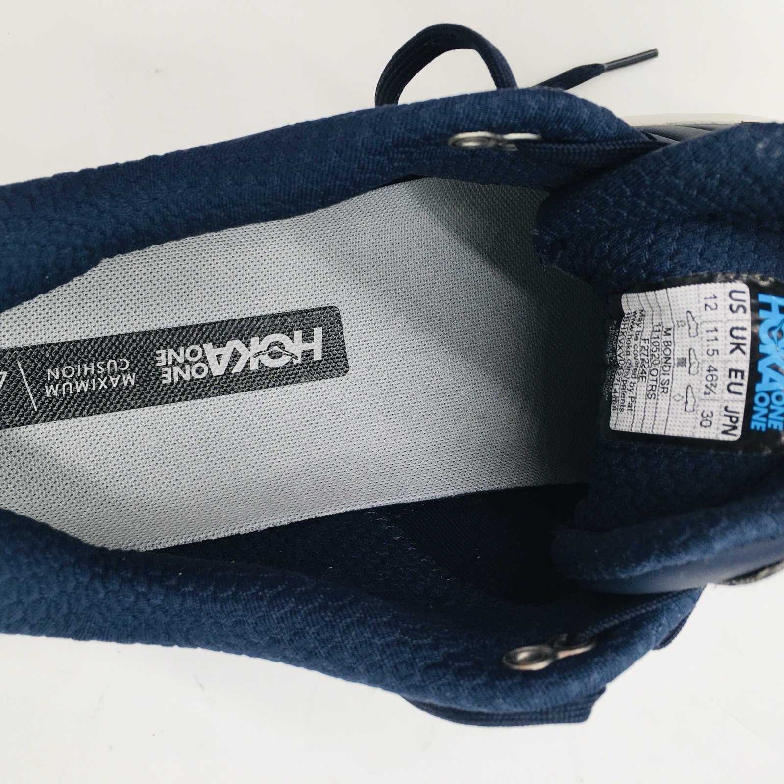 Hoka One One Bondi SR - Outer space/ White - Men’s Running Shoes 12 D