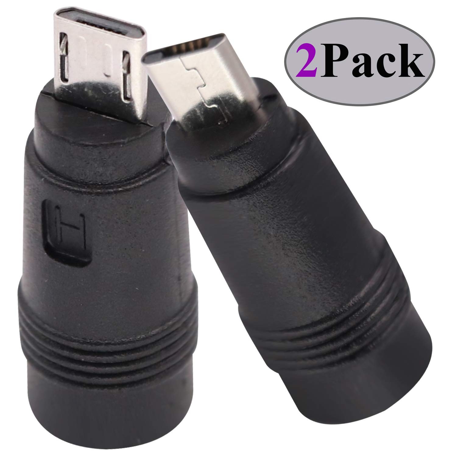 Micro DC Power Adapter DC5.5x2.1mm to Micro USB 5V DC Power Supply Charging C...