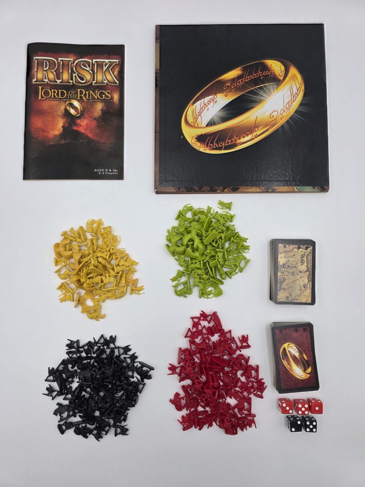 RISK THE LORD OF THE RINGS Replacement Pieces Creatures Infantry Cavalry Cards