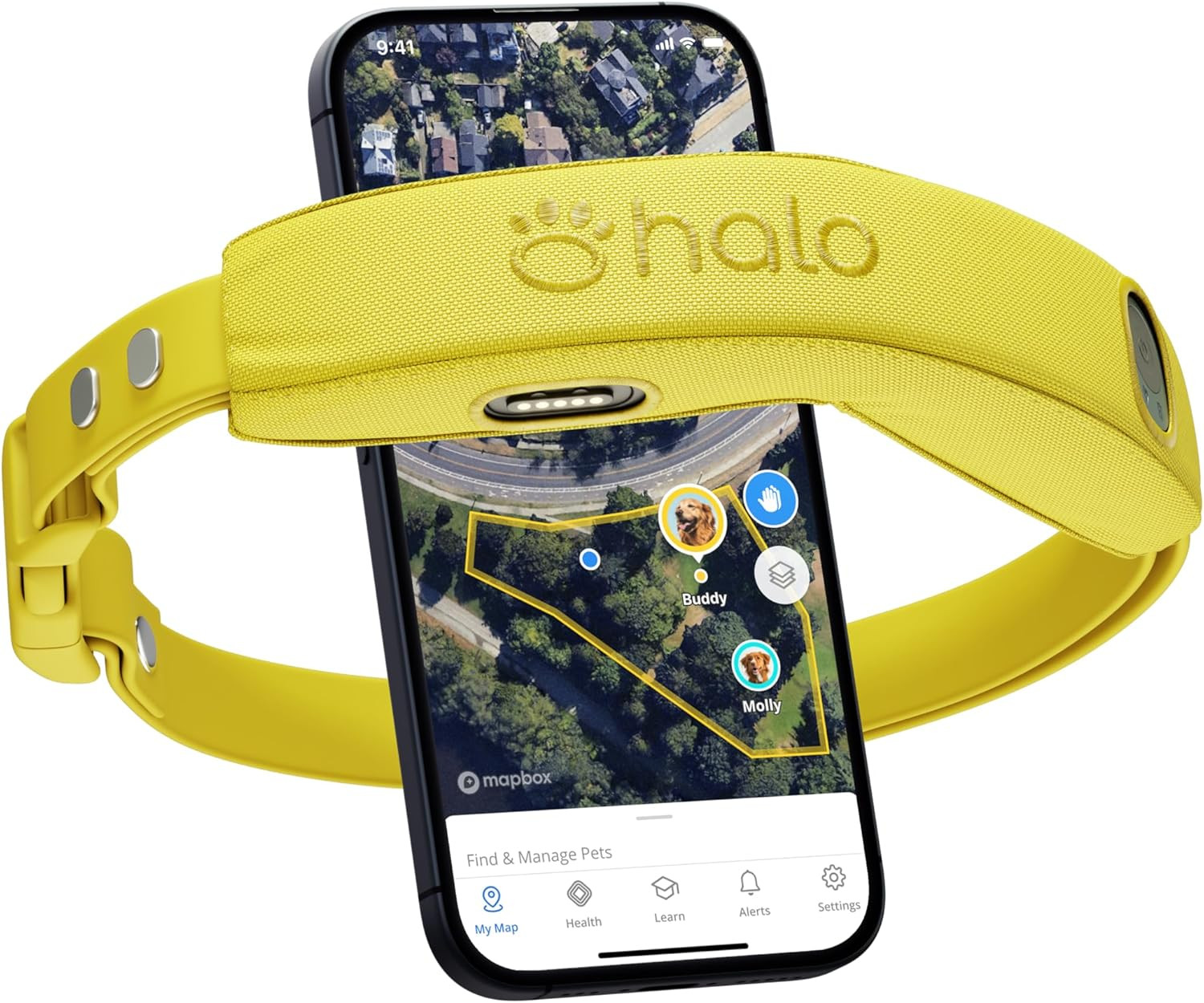 Halo Collar 4 Wireless Dog Fence & GPS Dog Collar, Keep Your Dog Safely Containe