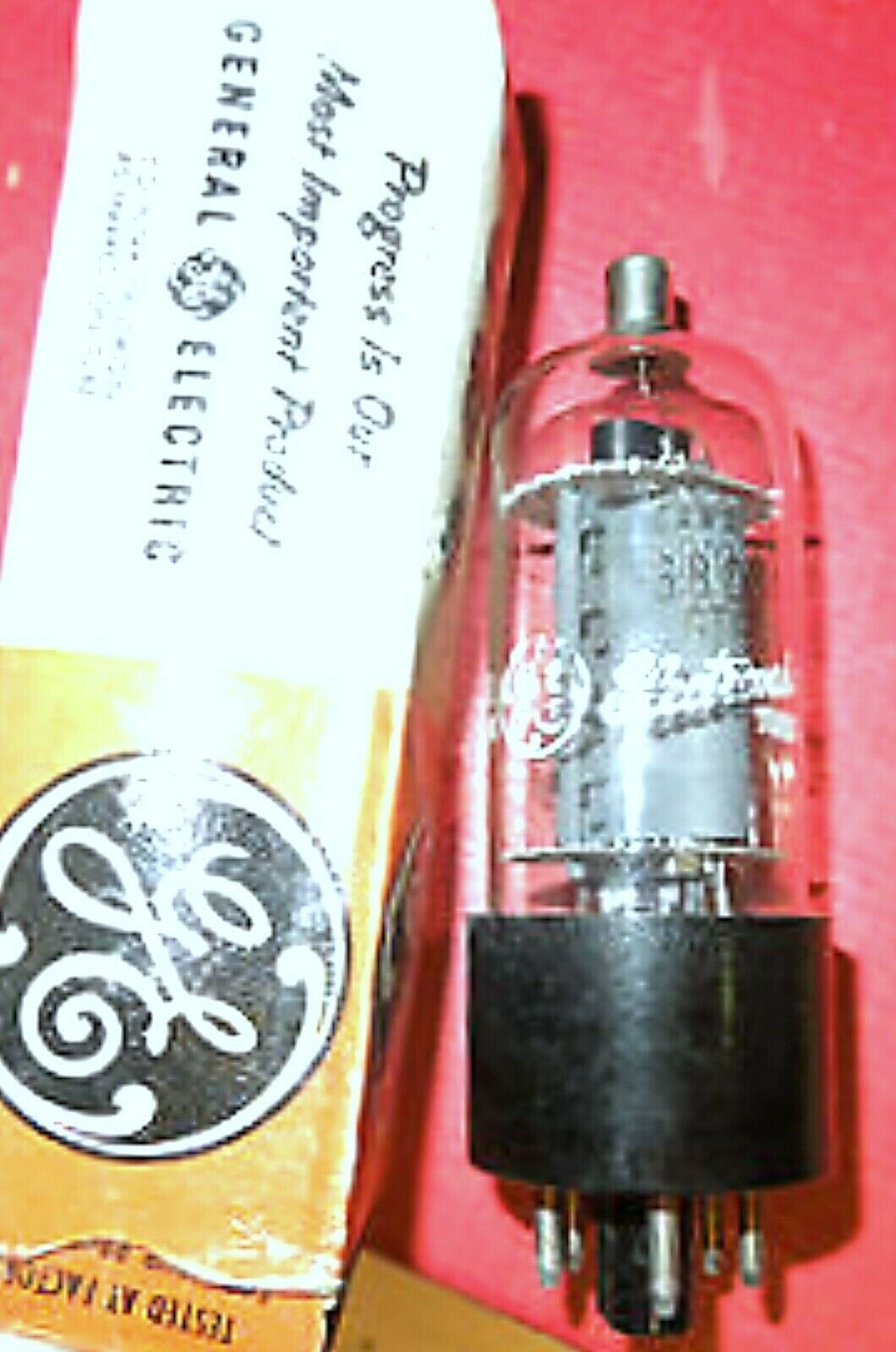 6BQ6 GA TUBE GE NIB TESTED & BOXED VINTAGE COMMERCIAL SURPLUS