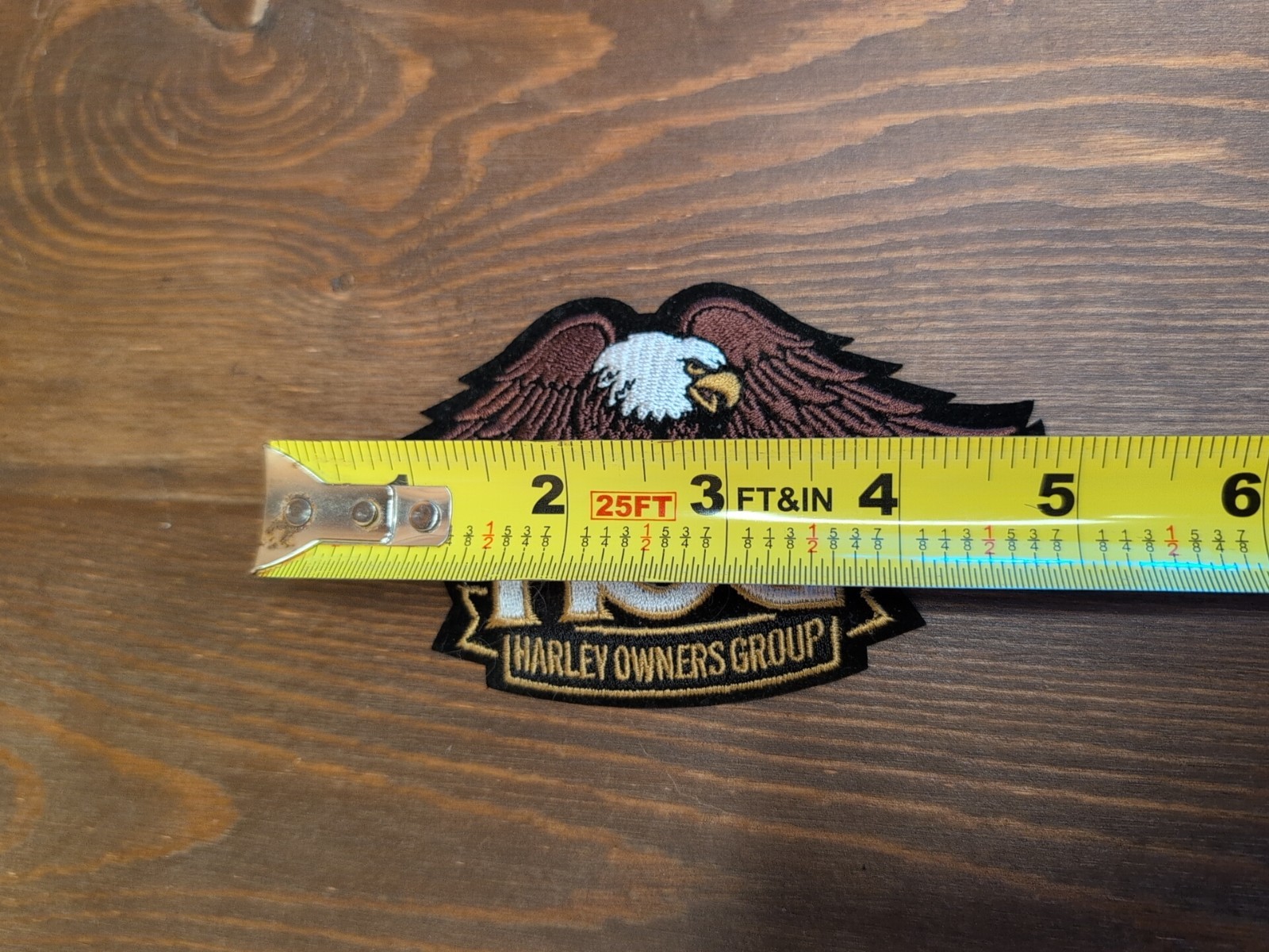 Harley Eagle Patch 3x5in Harley Owners Group