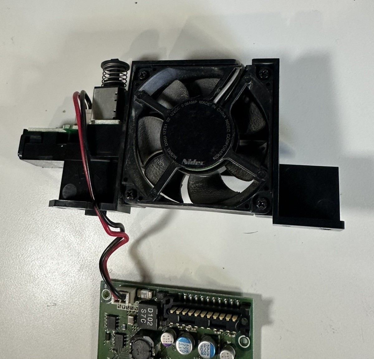 OEM Replacement Nintendo GameCube Internal Fan, Power Switch, and Power Board