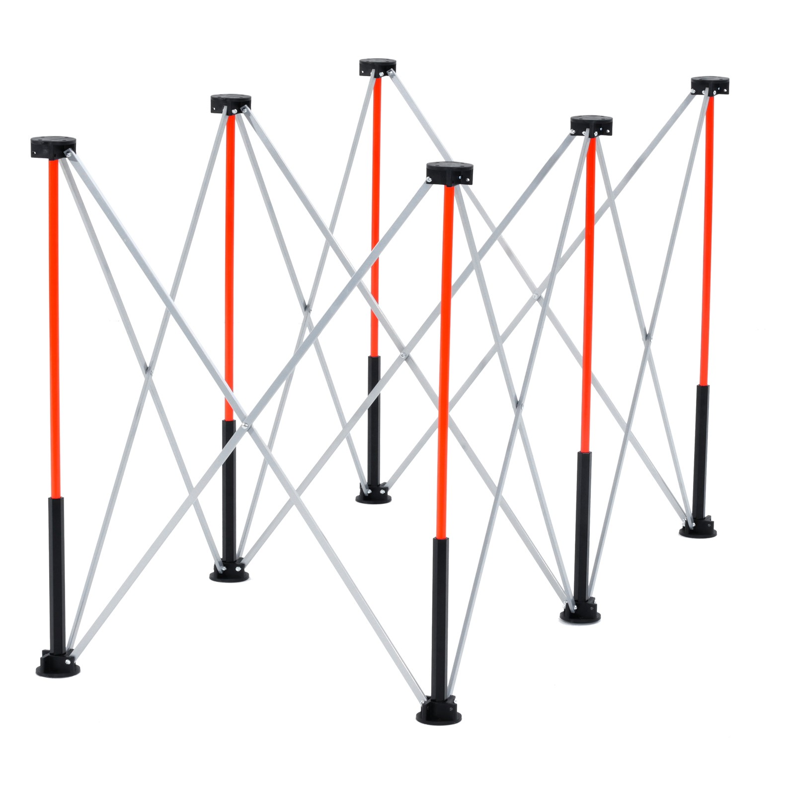 VEVOR Portable Folding Workstand 4.15 x 2.18ft Collapsible Work Stand 2500lbs