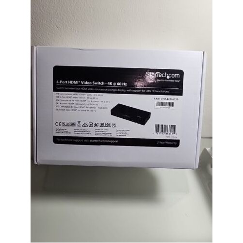 Startech ST124HDVW 2X2 4K HDMI SPLITTER VIDEL WALL SIGNAL SPLITTER ETHERNET CONT