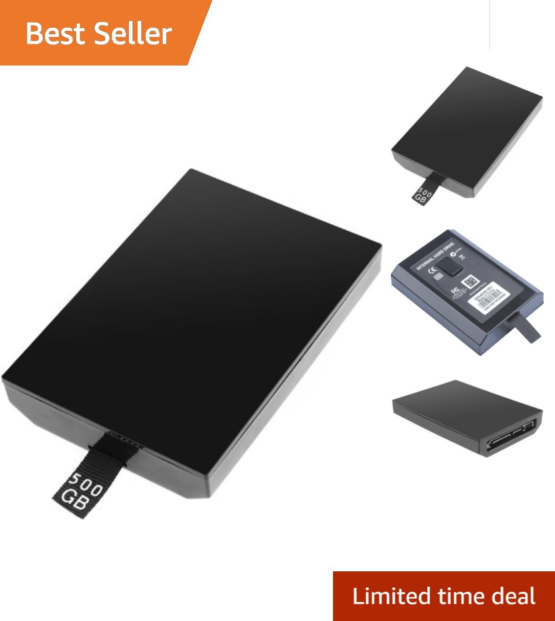 500GB Portable HDD for Xbox 360 Slim & E - Expand Your Gaming Collection
