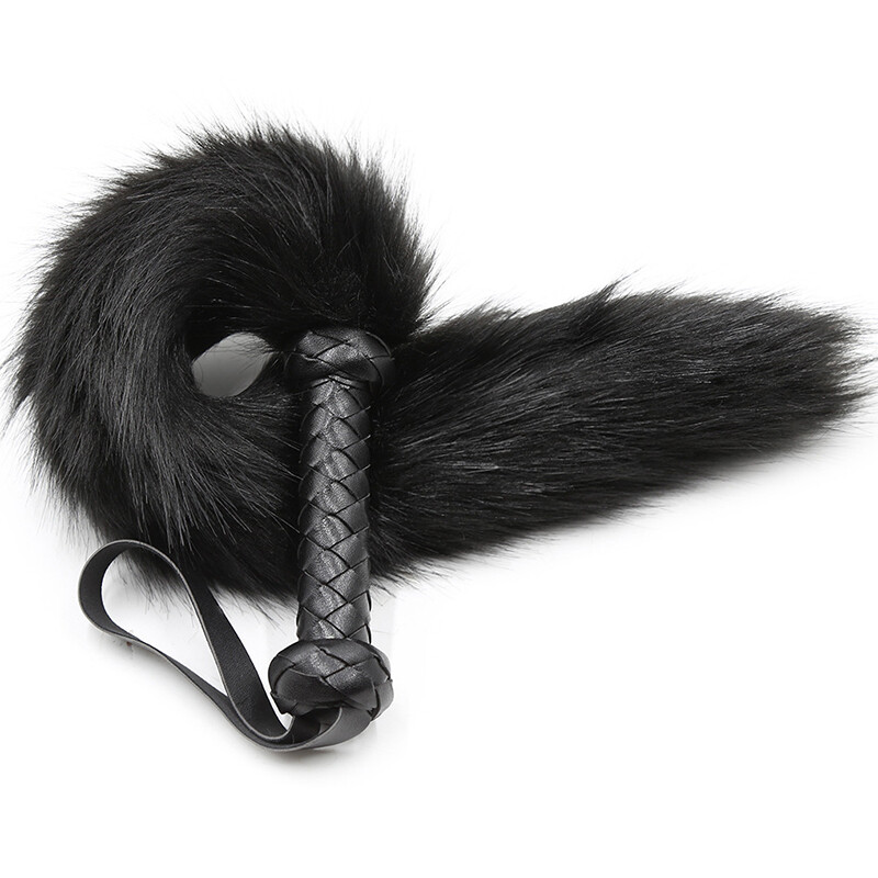 Leather Handle Artificial Wool Horse Whip,Horse Training Crop Whip Artificial