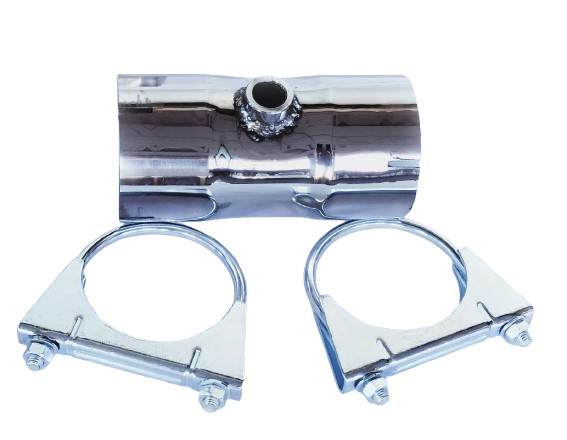 3” 76mmLambda Boss Connector Joint M18 x 1.5 Clamp-On Repair Section Pipe Sleeve
