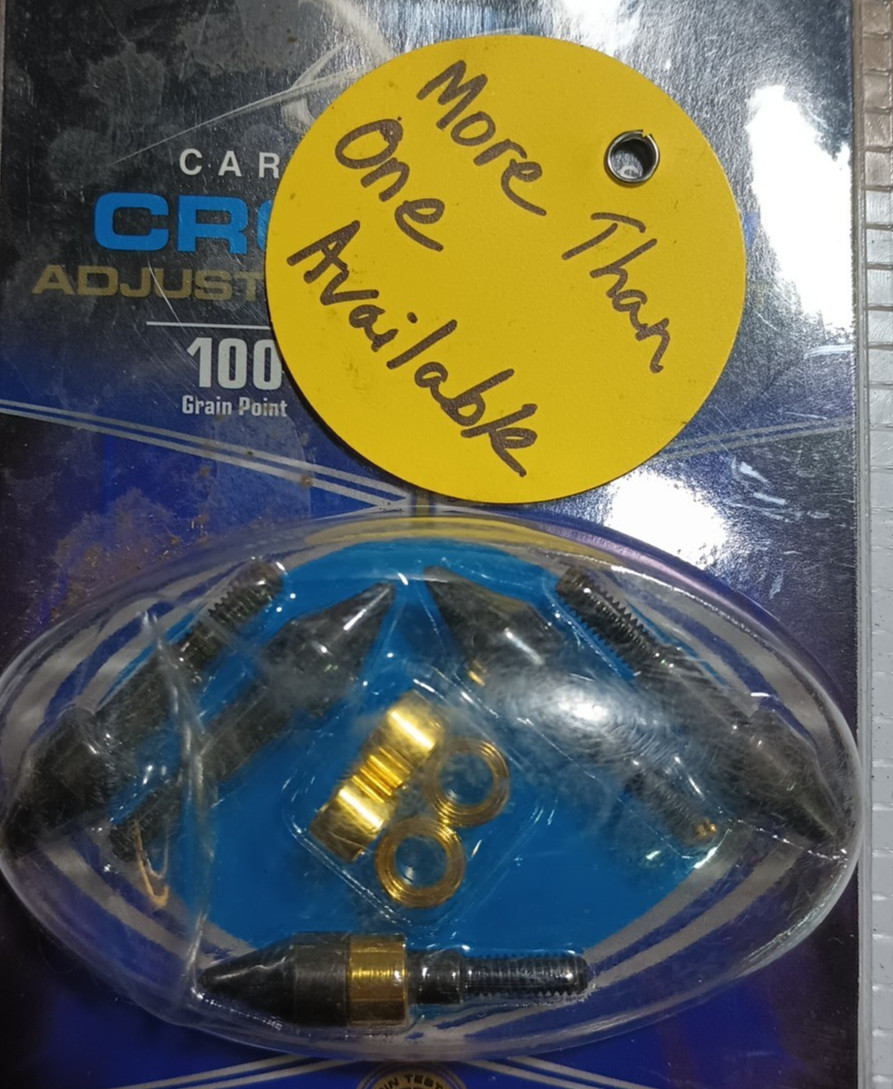Carbon Express Crossbow adjustable field point 100 125 grain bolt practice tips