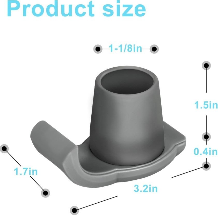 4 Pack Walker Skis Glides for Folding Walkers, Essentials Universal Walker