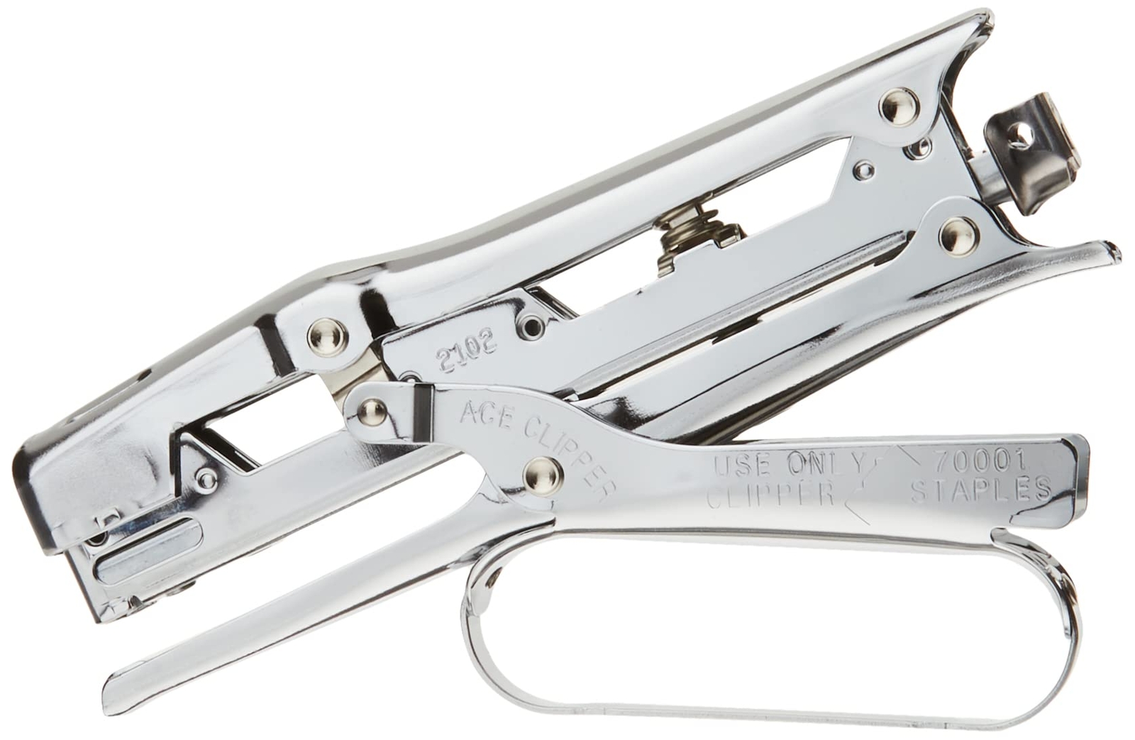 Ace Chrome Finish Plier Stapler Steel Up to 20 Sheets Capacity Stationery Tool