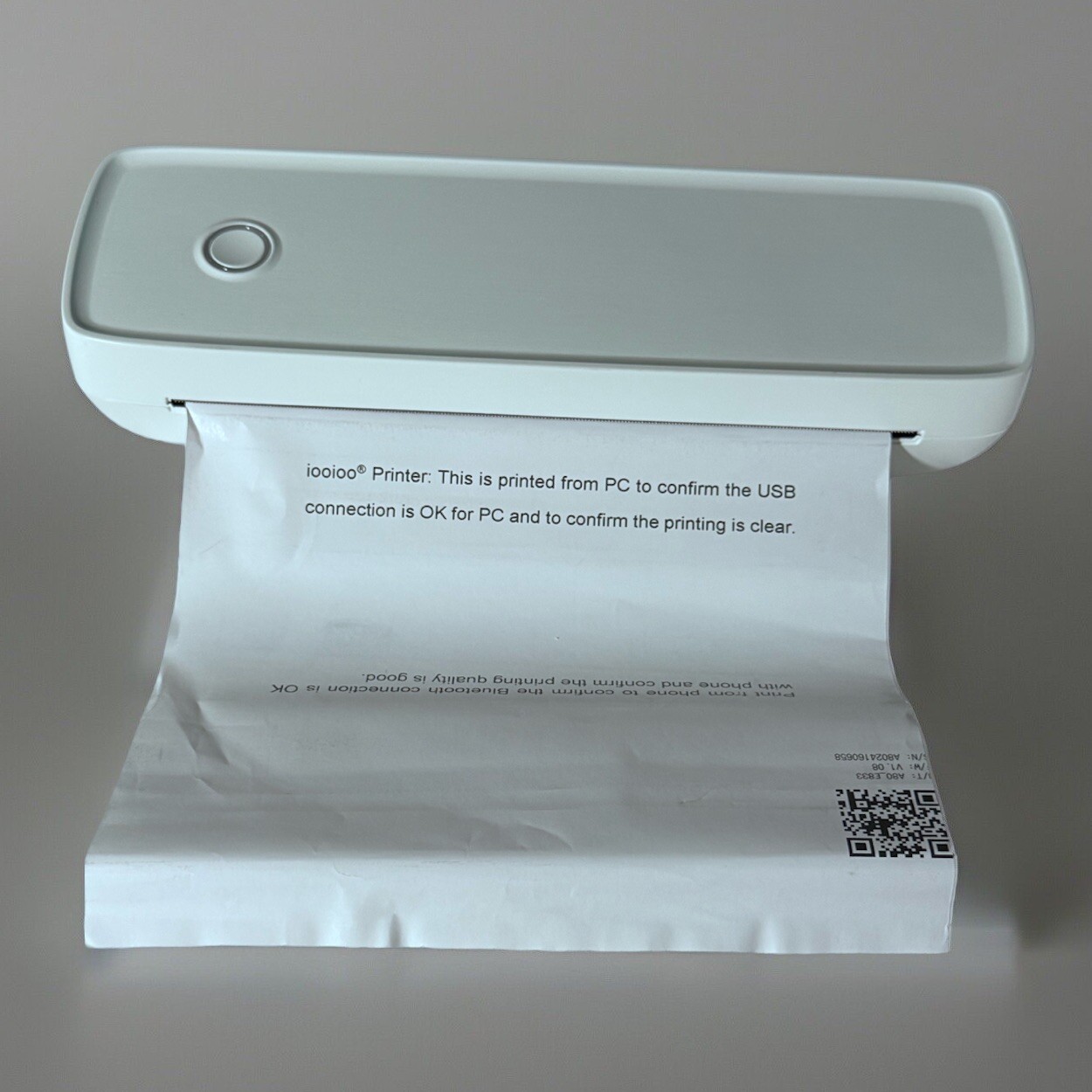 IOOIOO A80 Portable Inkless Thermal Printer- Bluetooth Wireless-Letter Size