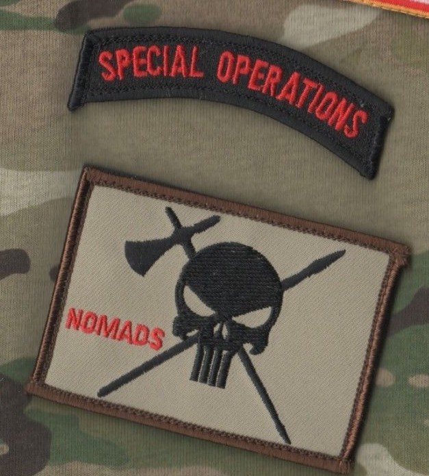 DAESH BASHER US ADVISERS vêlkrö SPECIAL OPERATIONS TAB + TERMINATOR SKULL NOMADS