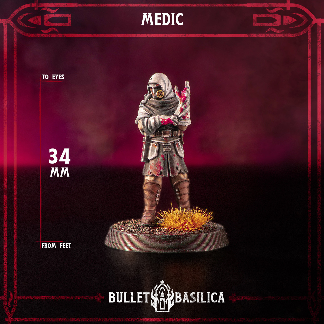 Crimson Hussars Medic Grimdark Trenchwar Proxy