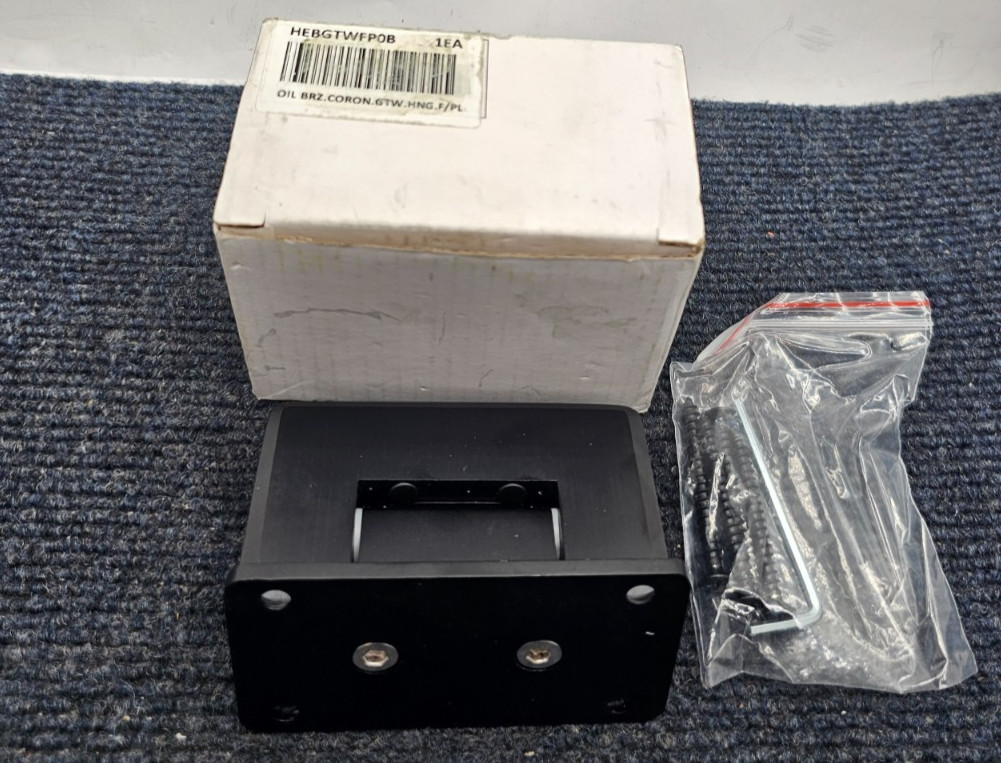 HEBGTWFP0B Oil Rubbed Bronze Coronado Beveled Series Hinge Fits Brixwell