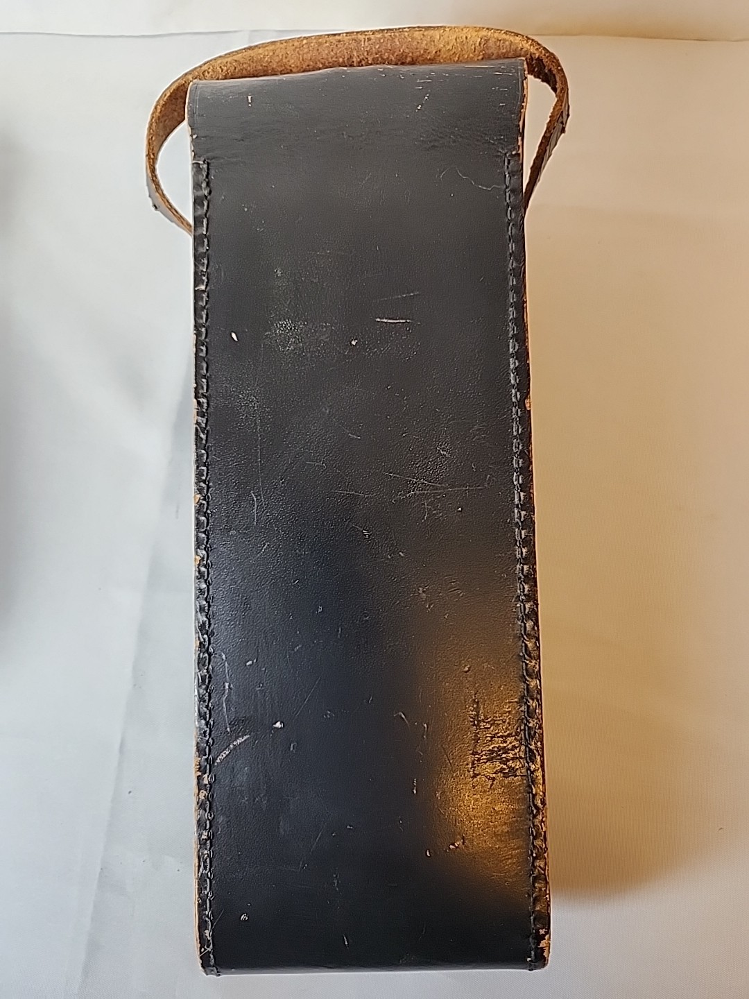 VTG 1940s General Electric Bakelite Analog Hook-On Volt-Ammeter Leather Case EUC