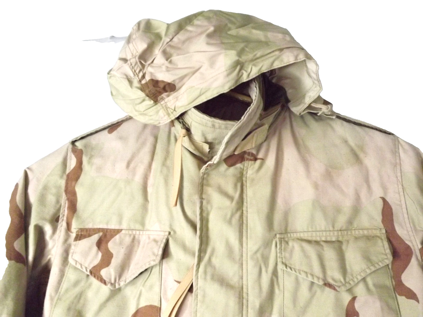 US Military Jacket Cold Weather Field Coat Desert Camo Combat Medium Regular