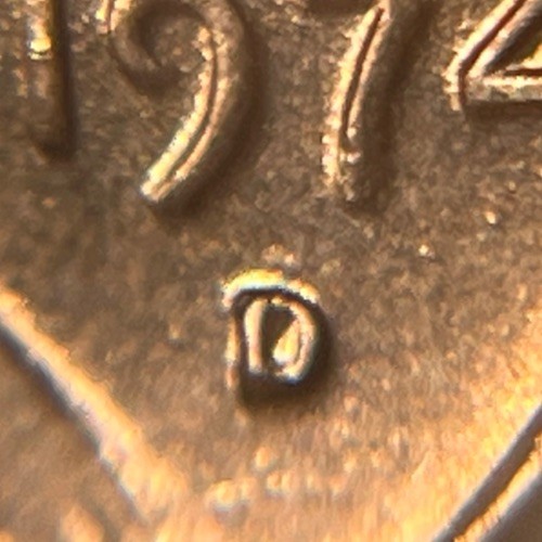 1974 D/D Penny Errors DDO D Over D & Missing Lincoln’s Neck Uncirculated