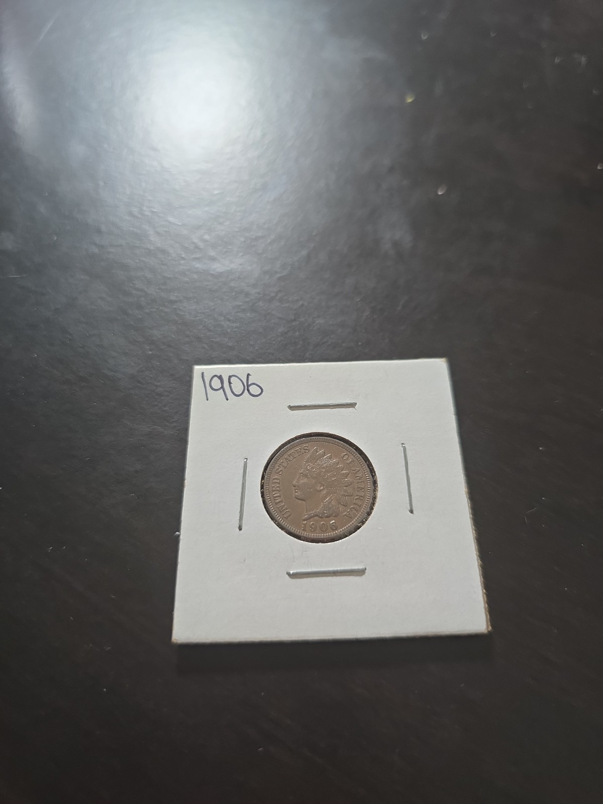 1906 1C BN Indian Cent VF condition