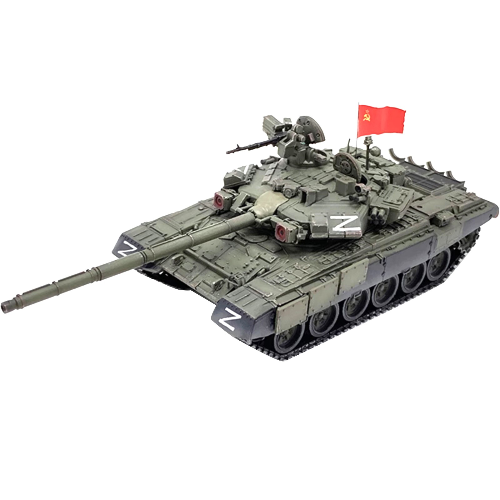 5.1in Russian Special Military Operations T-90A Main Battle Tank Model Assembly