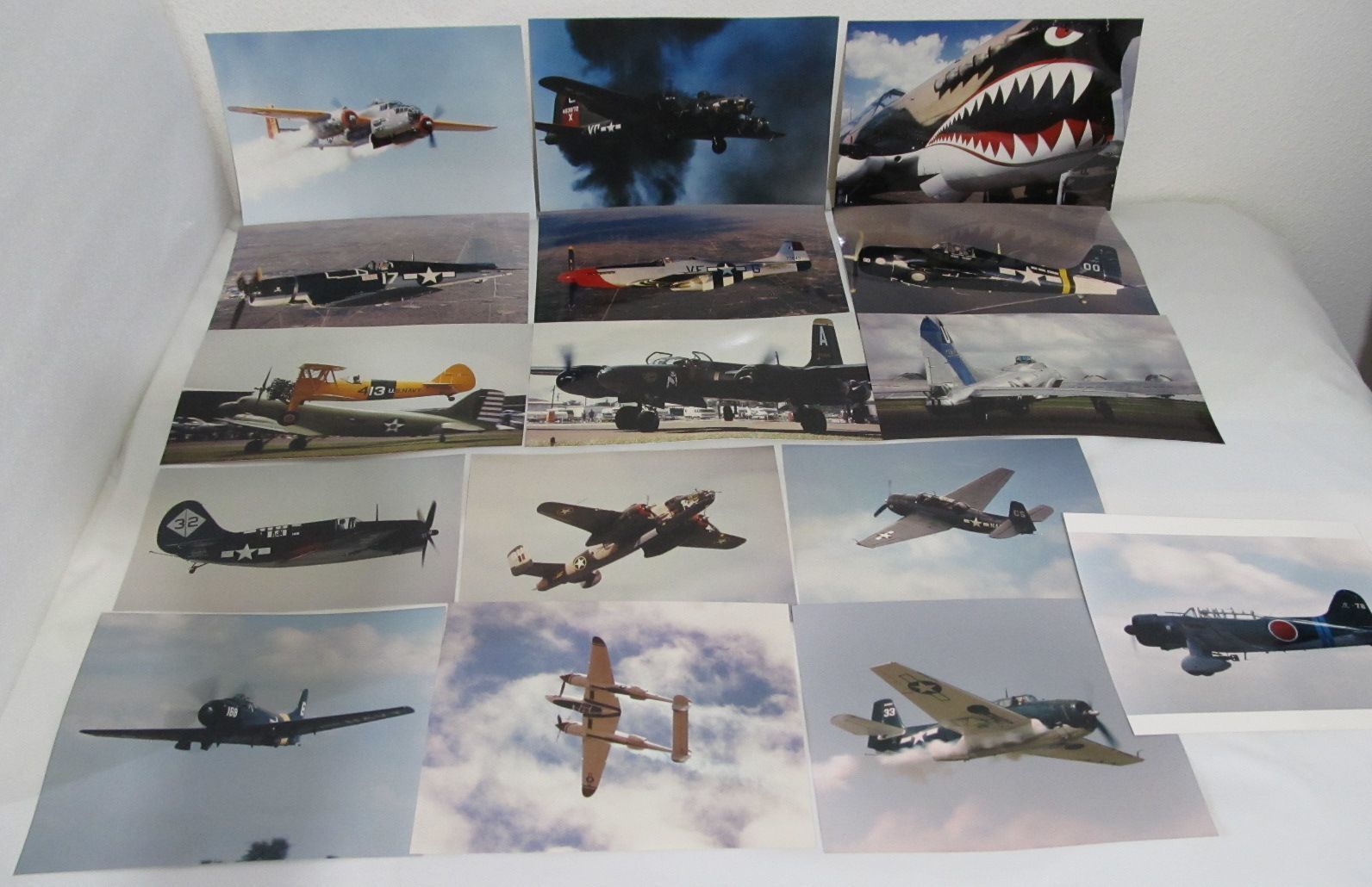 Lot of 140 - AIRSHOW Classic Military Aircraft Photographs 12"x8" to 10"x7" Fly