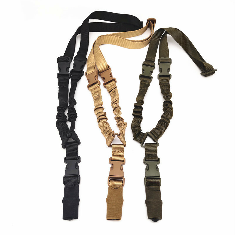 ON SALE!! Single Point Raffle Gun Sling Strap Adjustable Buckle Bungee Tactical