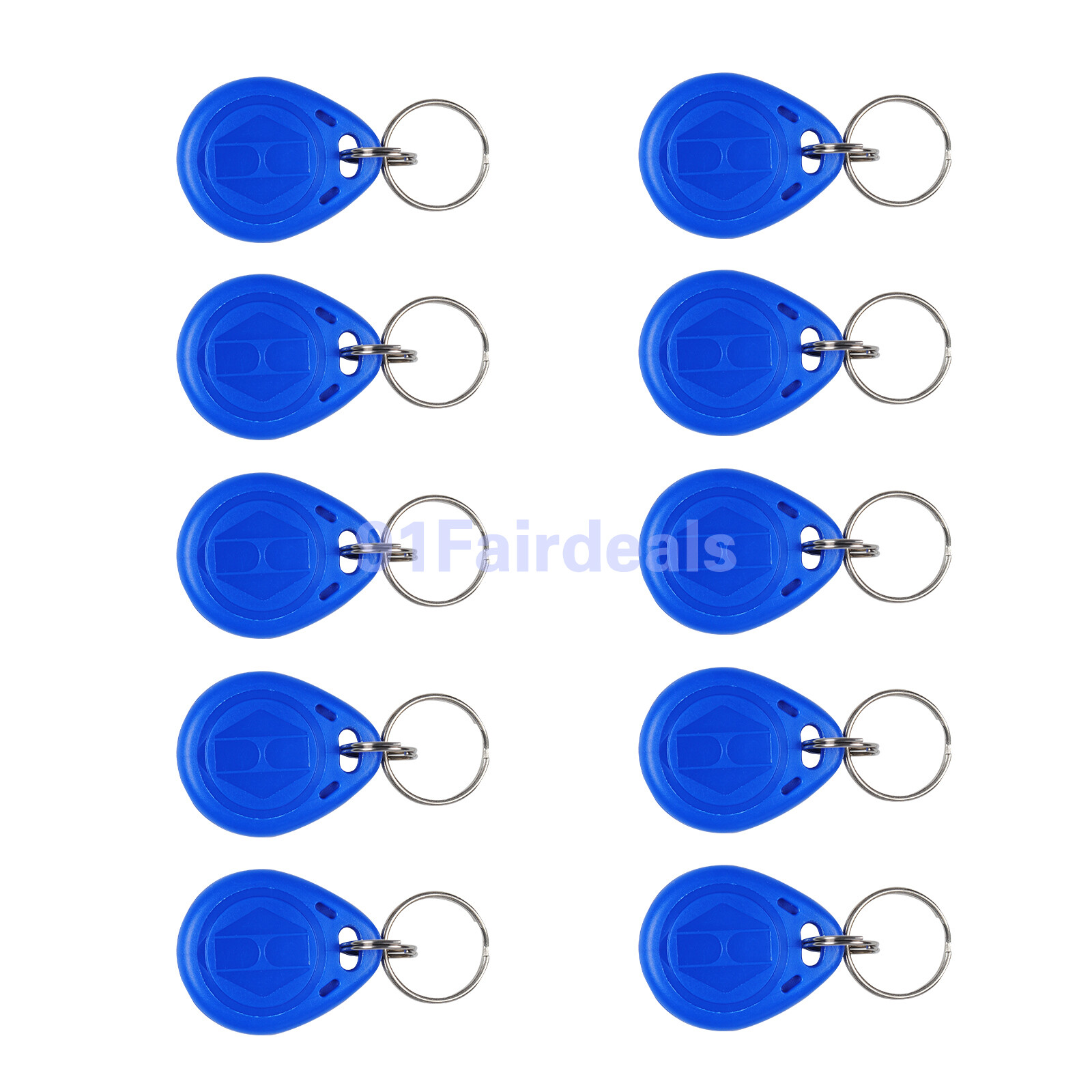 Electric Lock RFID Door Access Control Controller System Kit + 10 Key Fobs