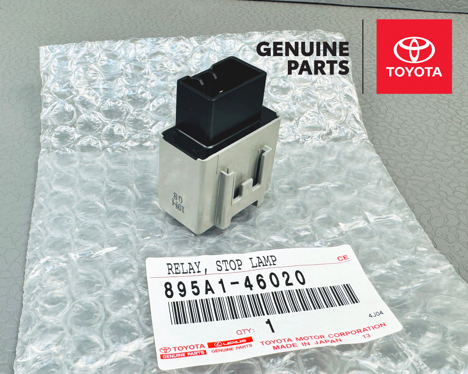 895A1-46020 GENUINE LEXUS 2010-2014 GX460 RELAY, STOP LAMP 895A146020 NEW OEM